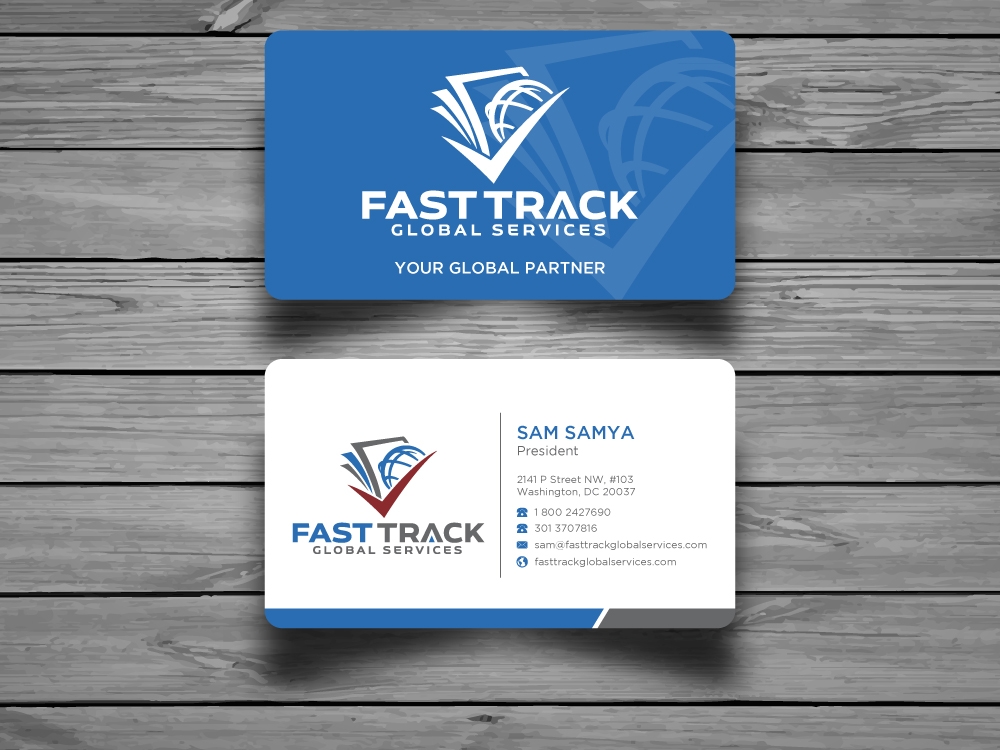 fast track global services logo design by labo