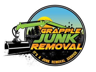 Grapple Junk Removal Logo Design - 48hourslogo