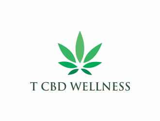 t CBD WELLNESS logo design by arifana