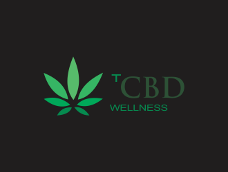 t CBD WELLNESS logo design by arifana