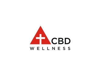 t CBD WELLNESS logo design by EkoBooM