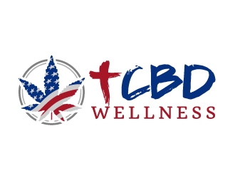 t CBD WELLNESS logo design by akilis13