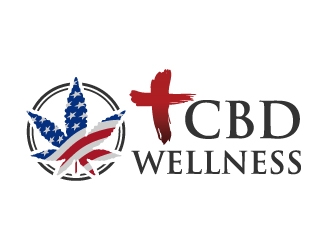 t CBD WELLNESS logo design by akilis13