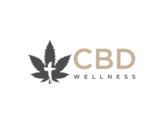 t CBD WELLNESS logo design by ndaru