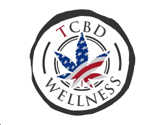 t CBD WELLNESS logo design by akilis13