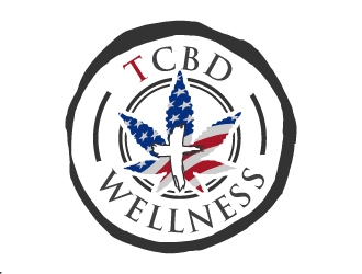 t CBD WELLNESS logo design by akilis13