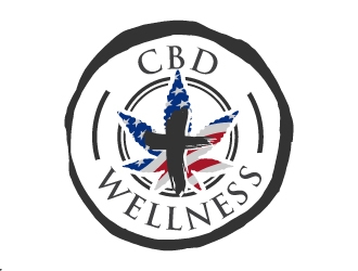 t CBD WELLNESS logo design by akilis13