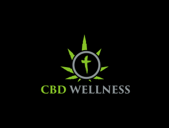 t CBD WELLNESS logo design by goblin