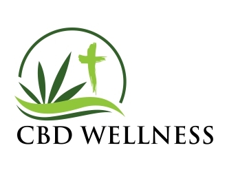 t CBD WELLNESS logo design by mckris