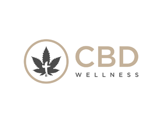 t CBD WELLNESS logo design by ndaru