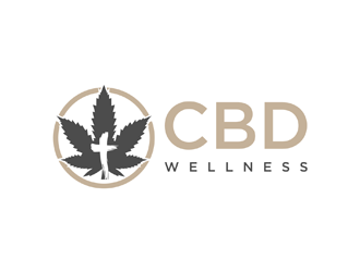 t CBD WELLNESS logo design by ndaru