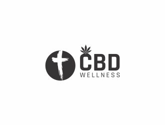 t CBD WELLNESS logo design by haidar