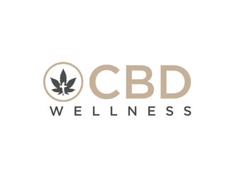 t CBD WELLNESS logo design by ndaru