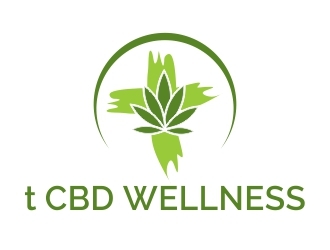 t CBD WELLNESS logo design by ElonStark