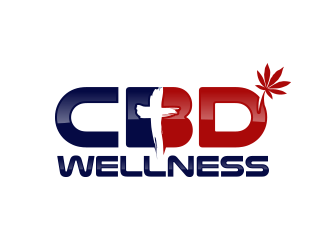 t CBD WELLNESS logo design by schiena