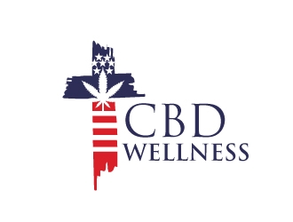 t CBD WELLNESS logo design by Foxcody