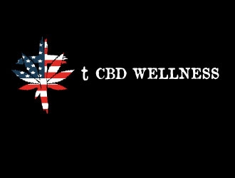 t CBD WELLNESS logo design by AYATA