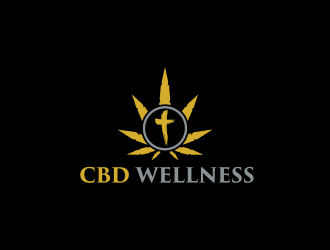 t CBD WELLNESS logo design by goblin