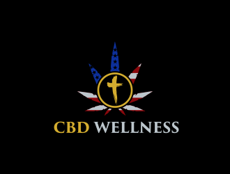 t CBD WELLNESS logo design by goblin