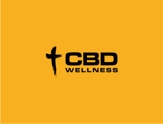 t CBD WELLNESS logo design by narnia