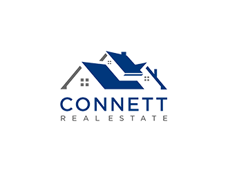 Connett Real Estate logo design by blackcane