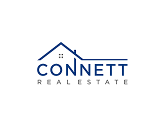 Connett Real Estate logo design by blackcane