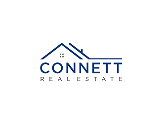 Connett Real Estate logo design by blackcane