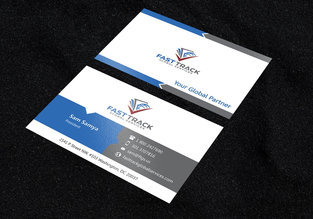 fast track global services logo design by ManishKoli