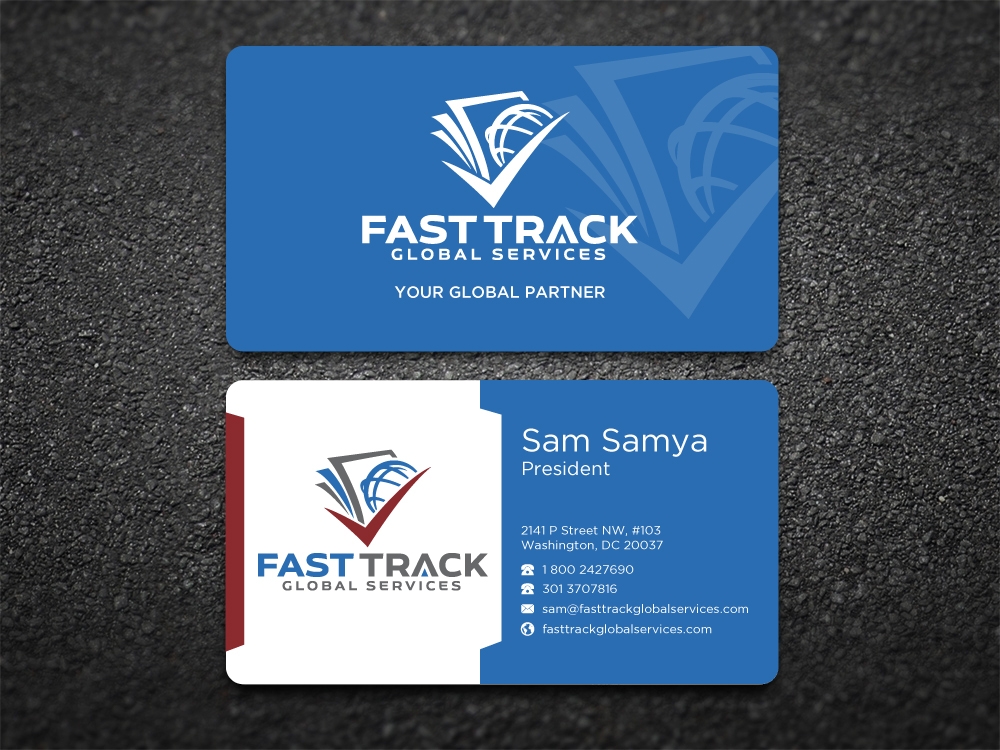 fast track global services logo design by labo