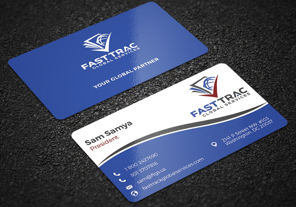 fast track global services logo design by Gelotine