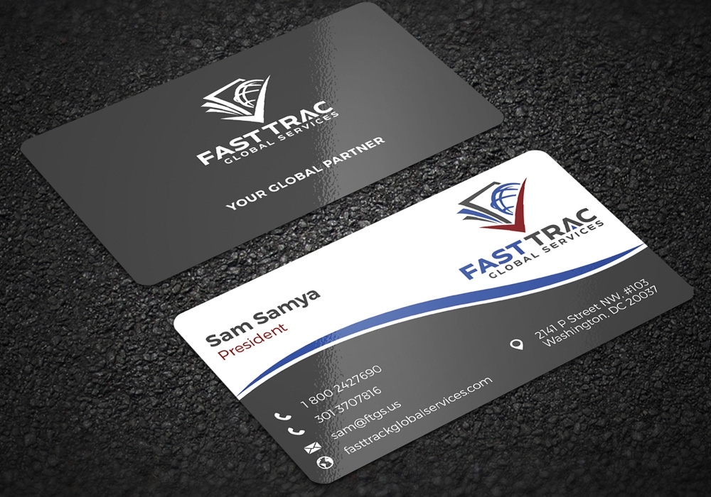 fast track global services logo design by Gelotine