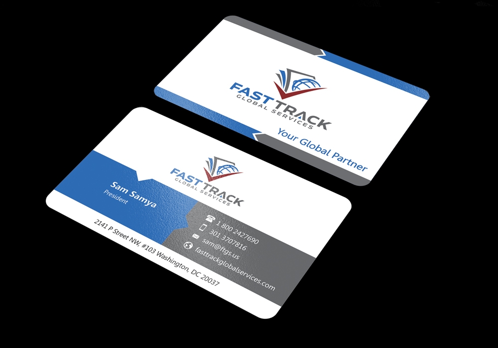 fast track global services logo design by ManishKoli