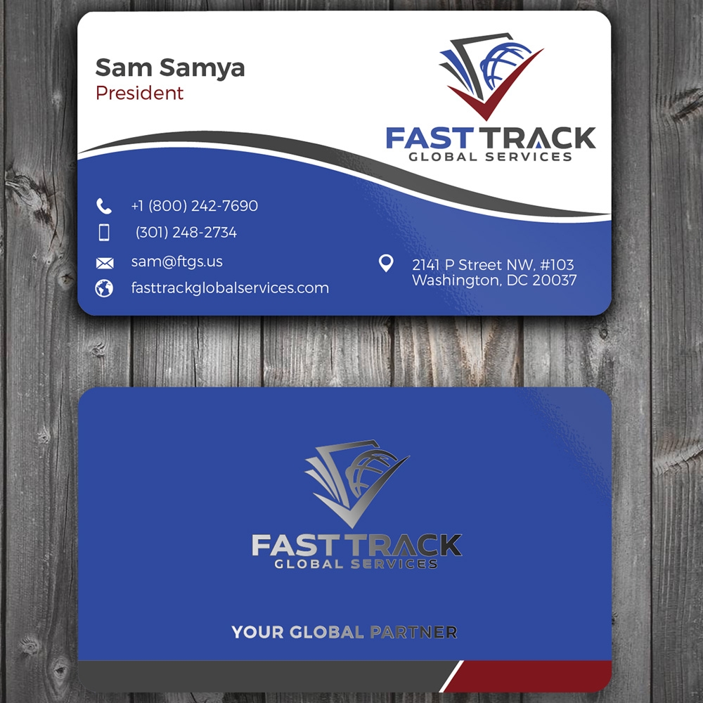 fast track global services logo design by Gelotine