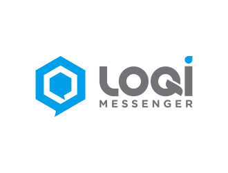 Loqi Messenger logo design by Realistis