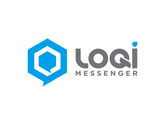 Loqi Messenger logo design by Realistis