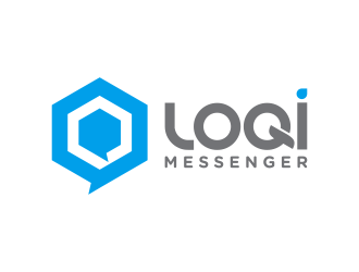 Loqi Messenger logo design by Realistis