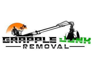 grapple junk removal Logo Design - 48hourslogo