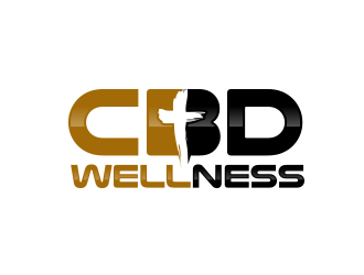 t CBD WELLNESS logo design by schiena