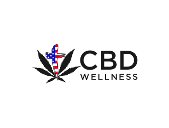 t CBD WELLNESS logo design by Gravity