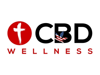 t CBD WELLNESS logo design by fawadyk