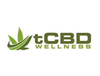 t CBD WELLNESS logo design by KDesigns