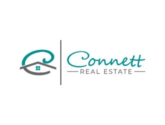 Connett Real Estate logo design by pixalrahul