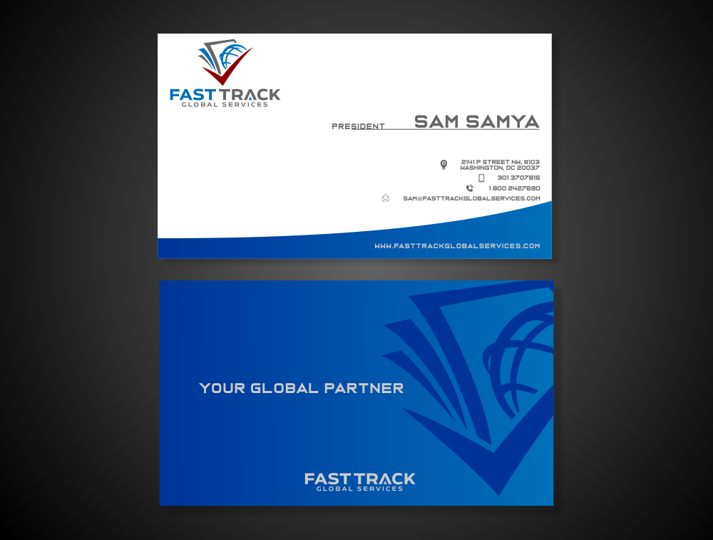 fast track global services logo design by Dhieko