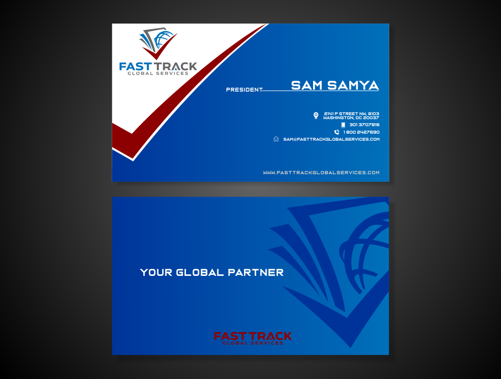 fast track global services logo design by Dhieko