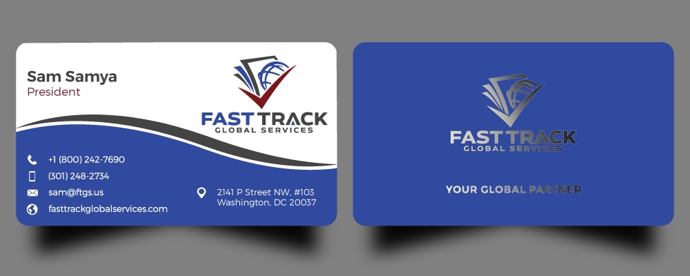 fast track global services logo design by Gelotine