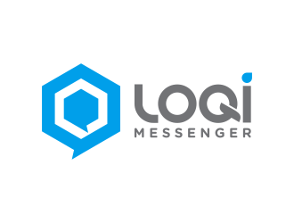 Loqi Messenger logo design by Realistis