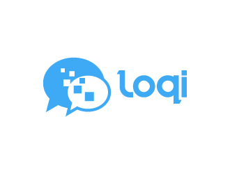 Loqi Messenger logo design by pencilhand