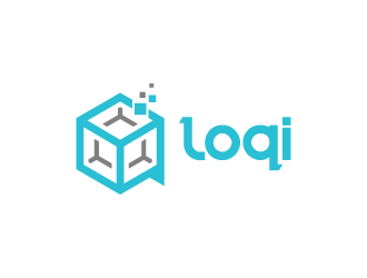 Loqi Messenger logo design by pencilhand