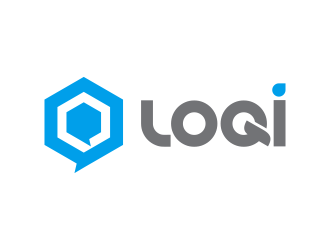 Loqi Messenger logo design by Realistis