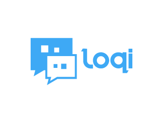 Loqi Messenger logo design by pencilhand